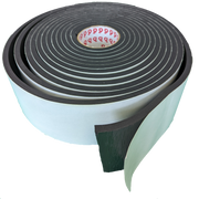 black silicone foam tape