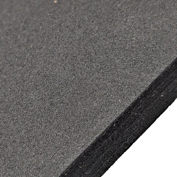 1/2" Thick EPDM Foam Tape, 1.75" Width x 25' Length, Black, Acrylic Adhesive