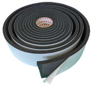 black neoprene foam tape