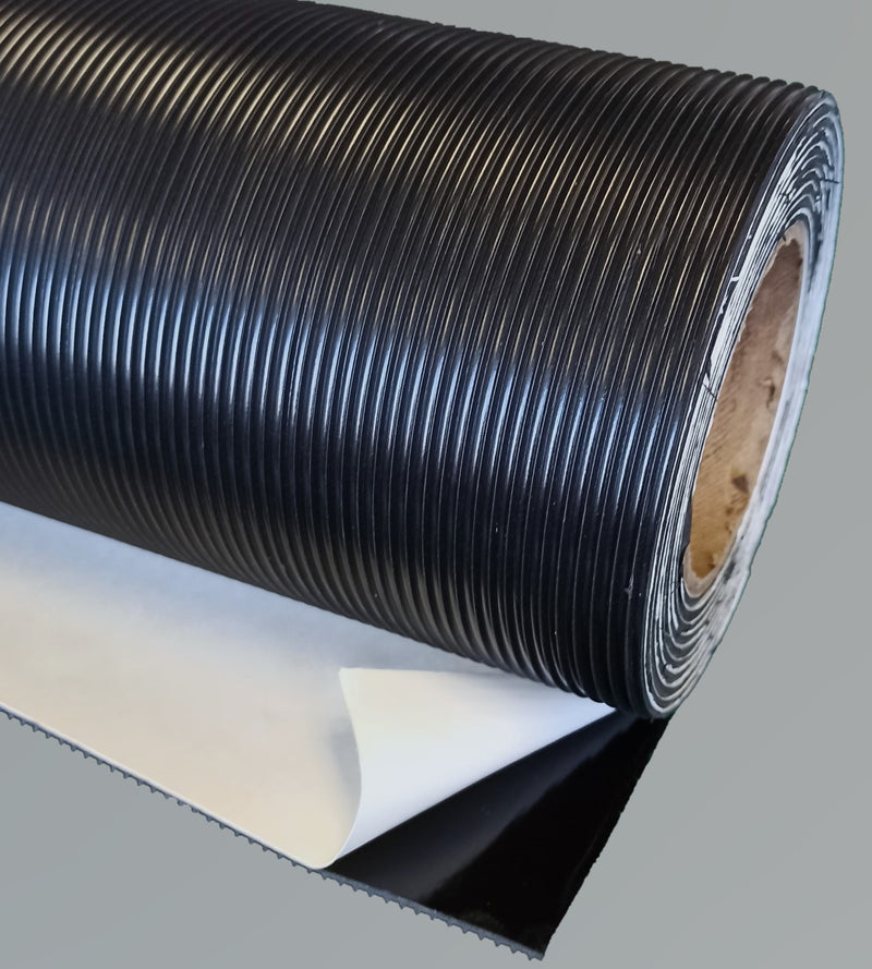 Ribbed Solid Vinyl Step Treads