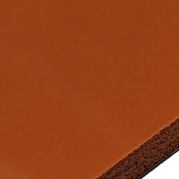 3/16" Red Silicone Sponge Tape, Acrylic Adhesive