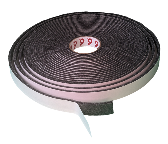1/4” Thick Polyester Urethane Foam Tape, 1.50” Width x 50’ Length