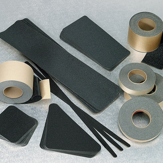 ShurStep® Non-Skid Abrasive Tape, 4" Width x 60' Length, Rubber Adhesive