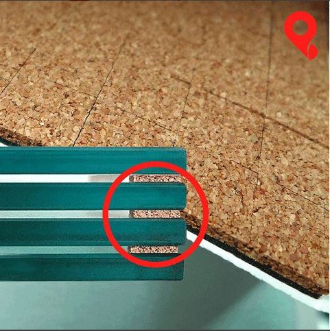 1/4" x 2" x 2" Cork Foam Shipping Pads