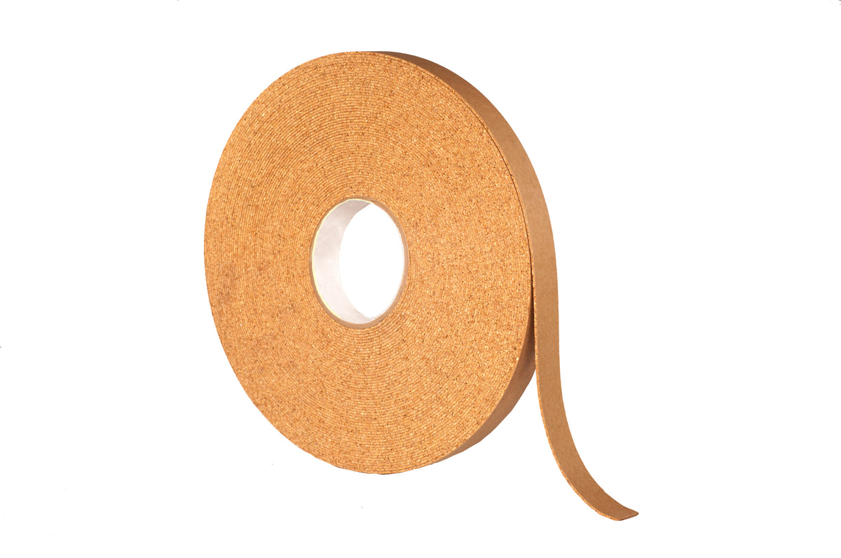 PresOn 1/16" Thick Cork Tape, 1" Width — PresBond