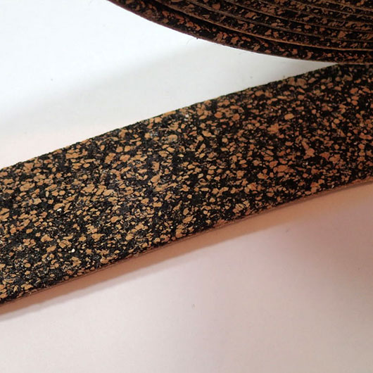 1/16" Thick Cork Rubber Tape, 1/2" Width x 100' Length, Acrylic Adhesive